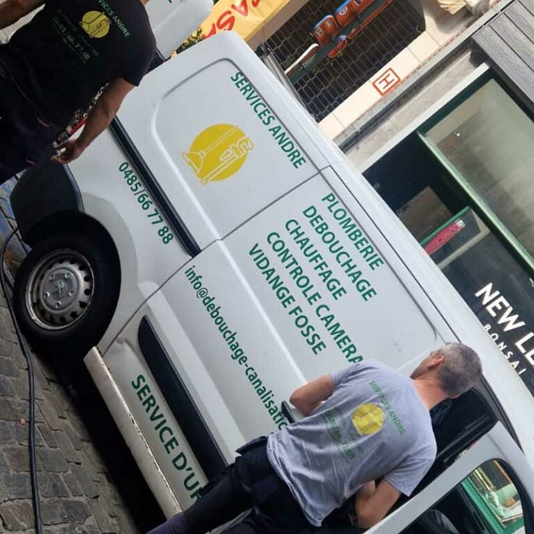 Débouchage à Bruxelles par Services André
